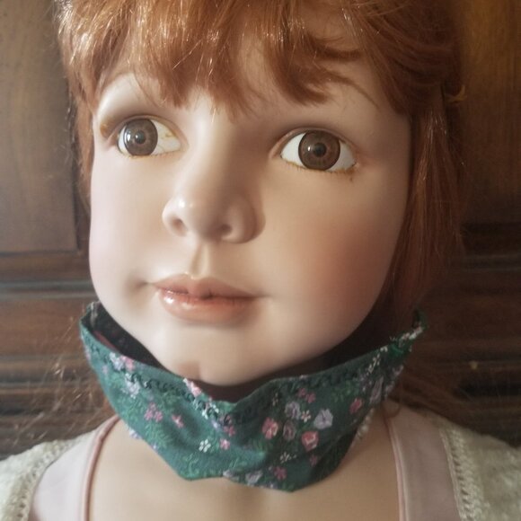 Kid Size Mask w/ Silver & Copper Filters-Flowers - Picture 3 of 7